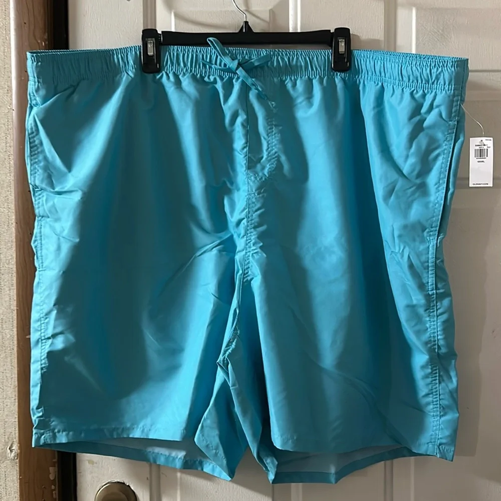 OLD NAVY BLUE SWIM TRUNK: MESH BRIEF LINER: NEW WITH TAGS: SIZE XXXXL